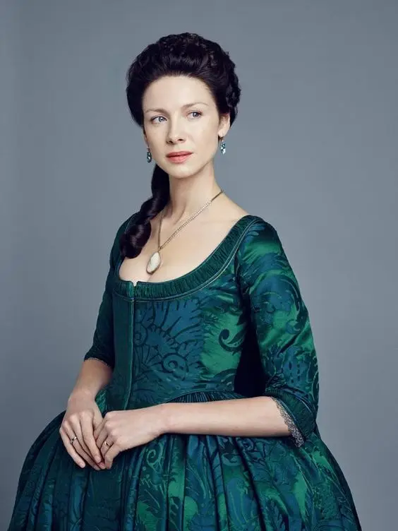 Outlander Georgian Claire Fraser Cosplay Costume